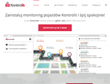 Tablet Screenshot of kontrolit.pl